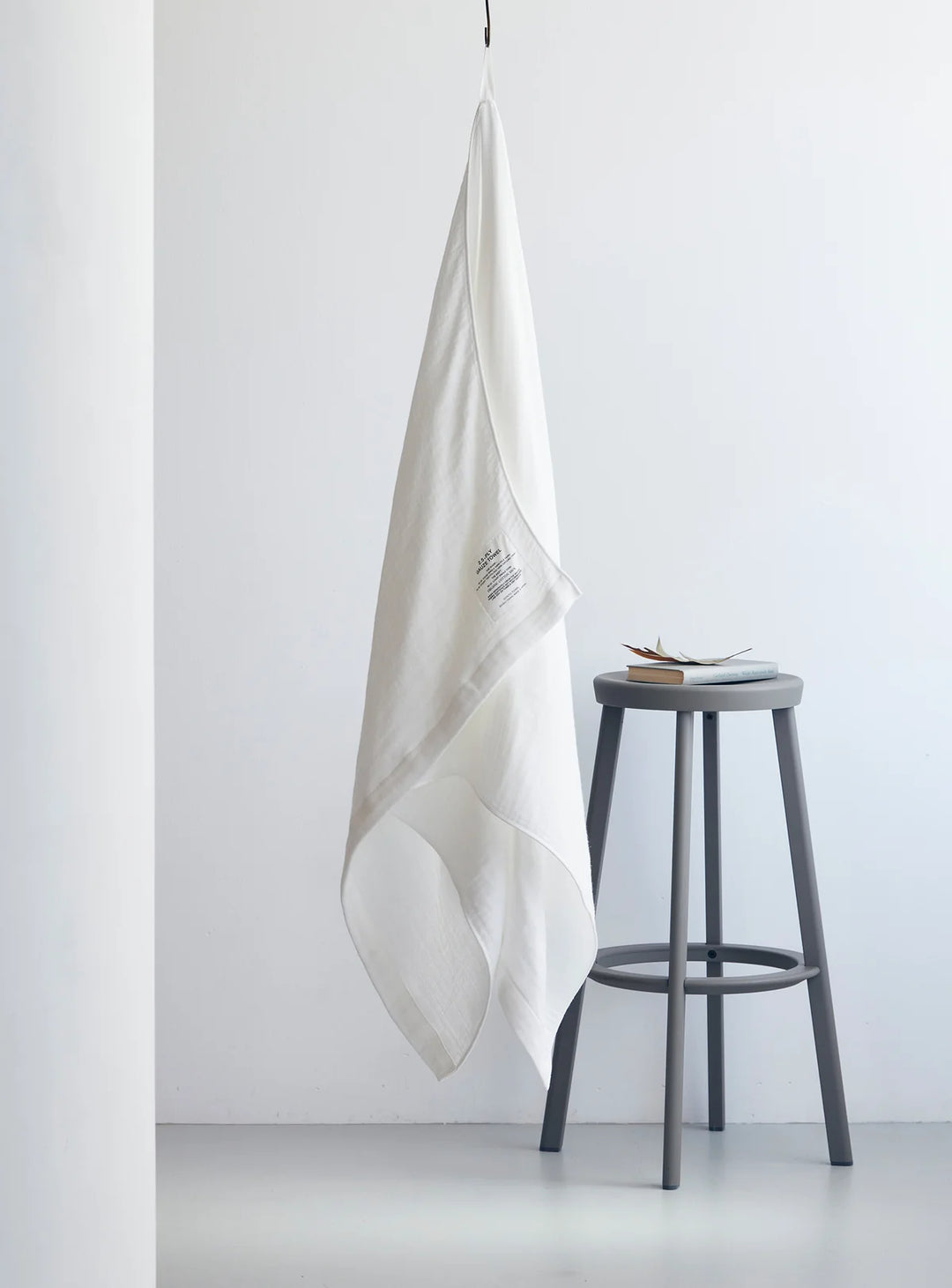 2.5 PLY GAUZE Bath Towel L - White