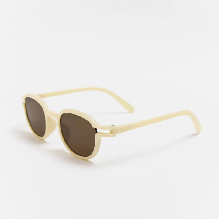 Ciqi 63247 Hein White / Brown Lens Sunglasses