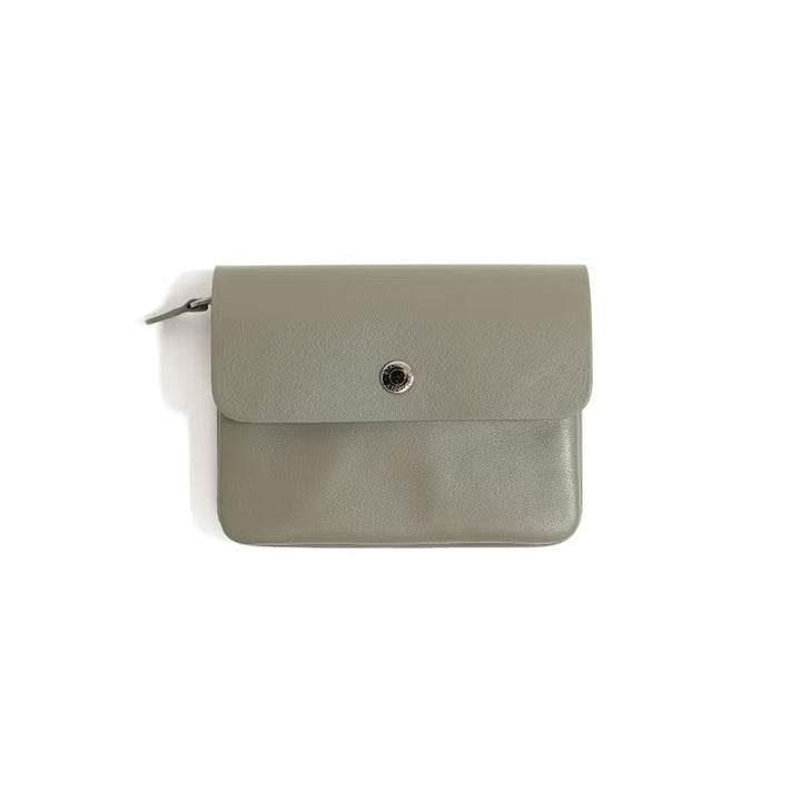 Standard Supply Pal Flap Wallet Warm Grey Leather