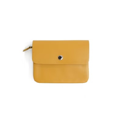 Standard Supply Pal Flap Wallet Mustard Leather