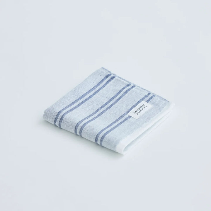 Shima Gauze Double stripe WashCloth  - Shadow