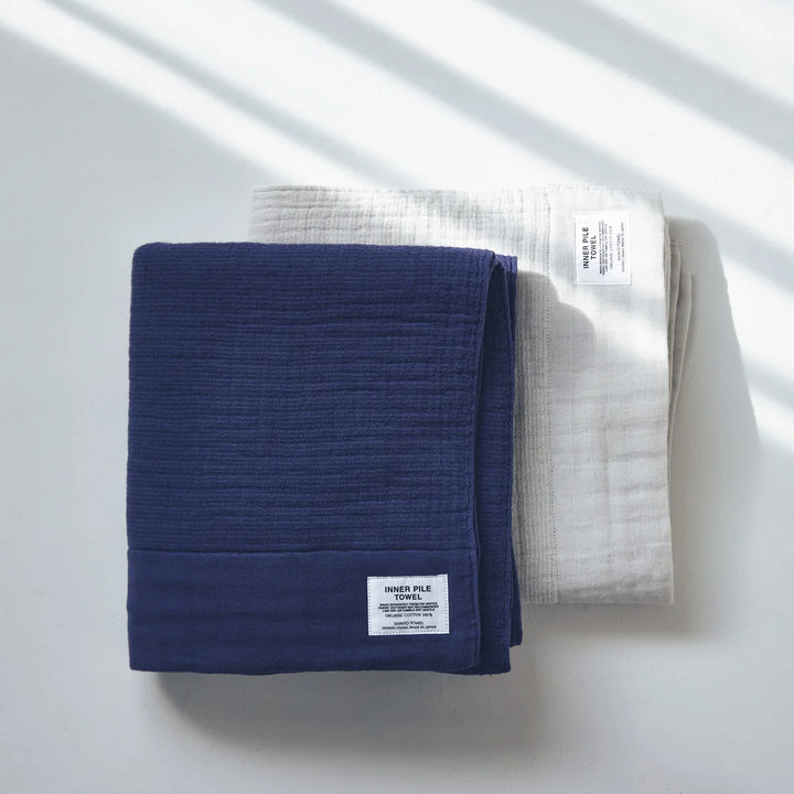 NAVY - Inner Pile bath towel