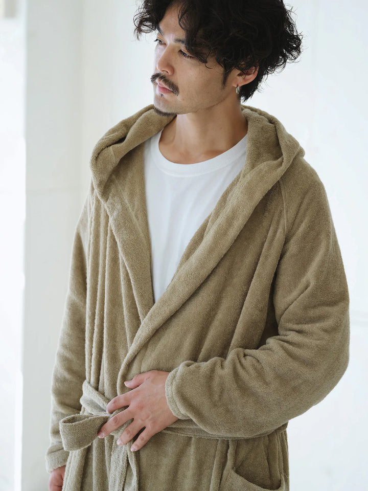 YUKINE BATHROBE KHAKI
