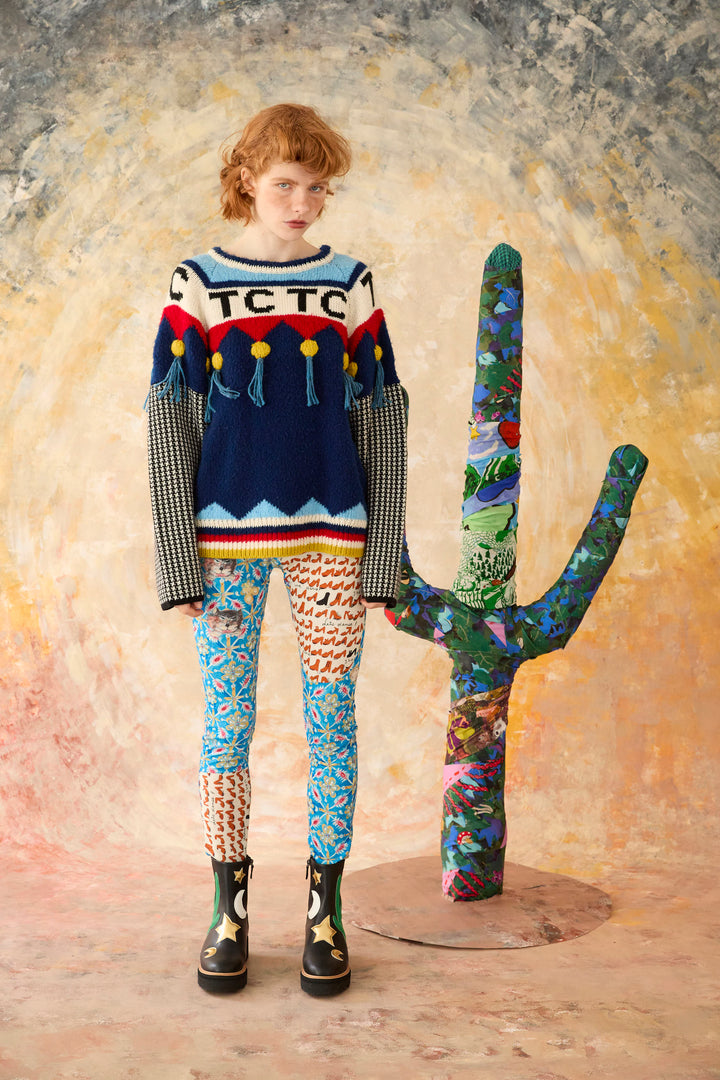 TC Peek A Boo print leggings