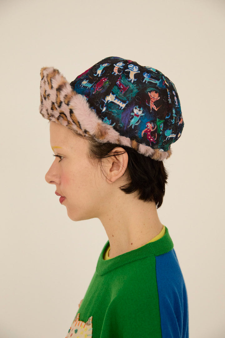 Animal fur cap TC25A-AA007