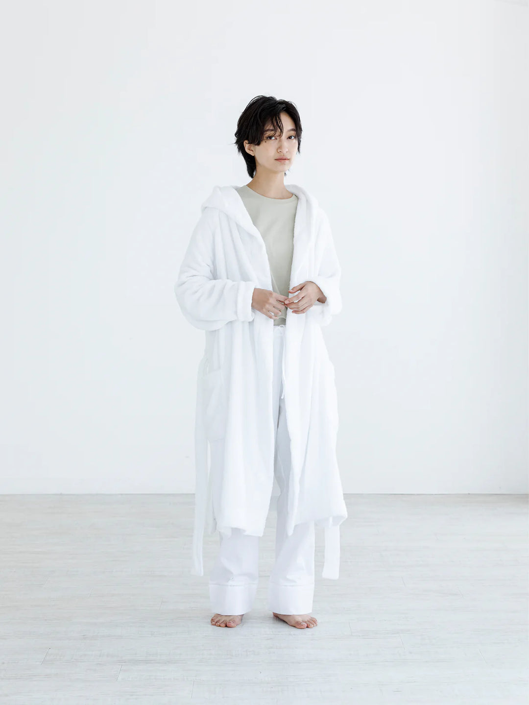 YUKINE BATHROBE WHITE
