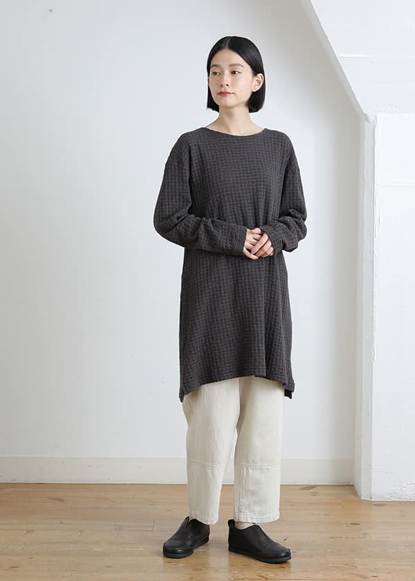 Long Sleeved tunic-length shirt