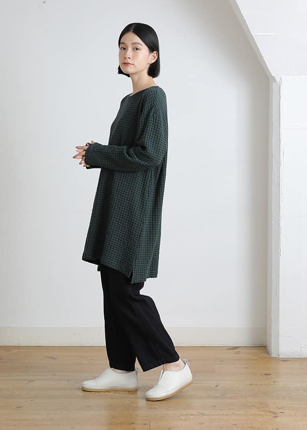 Long Sleeved tunic-length shirt