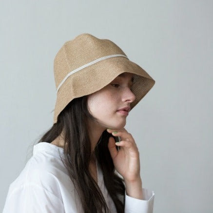 Waterproof paper braid light hat short