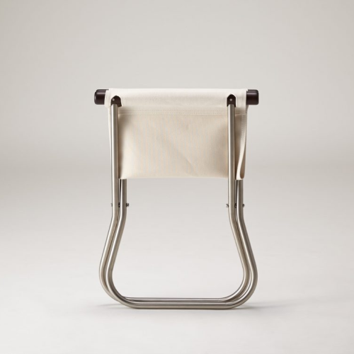 NychairX Ottoman White Dark Brown