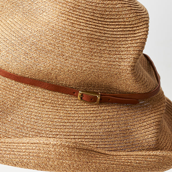 Mature HA MBOX-101LT NATURAL Boxed hat with Leather Belt