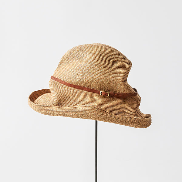 Mature HA MBOX-101LT NATURAL Boxed hat with Leather Belt