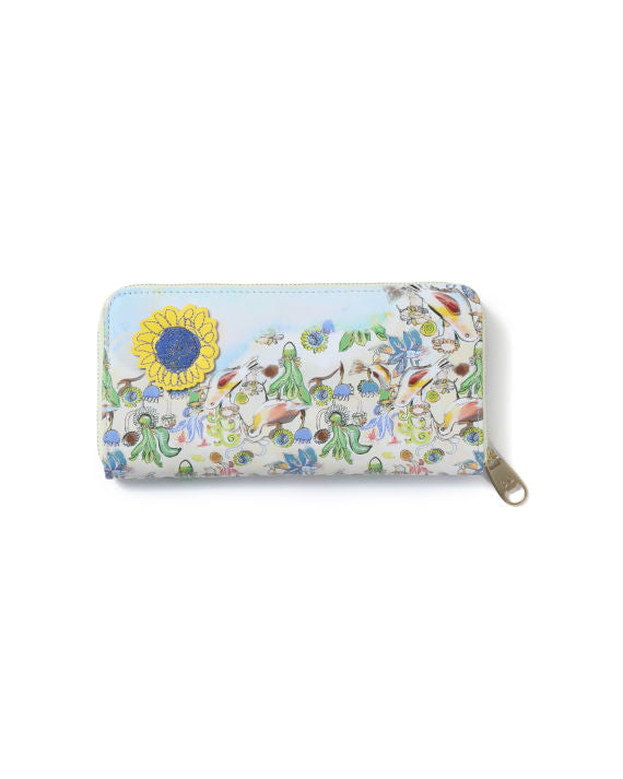 Tsumori Chisato Graphic Print Zip Long Wallet