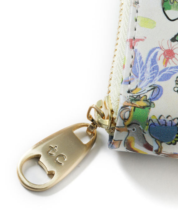 Tsumori Chisato Graphic Print Zip Long Wallet