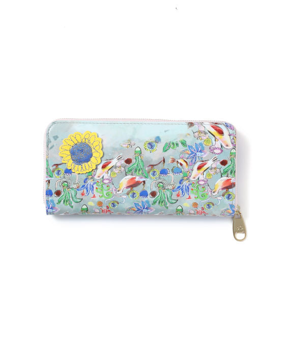 Tsumori Chisato Graphic Print Zip Long Wallet