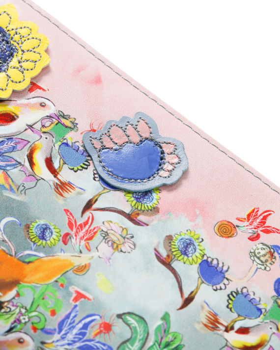 Tsumori Chisato Graphic Print Zip Long Wallet