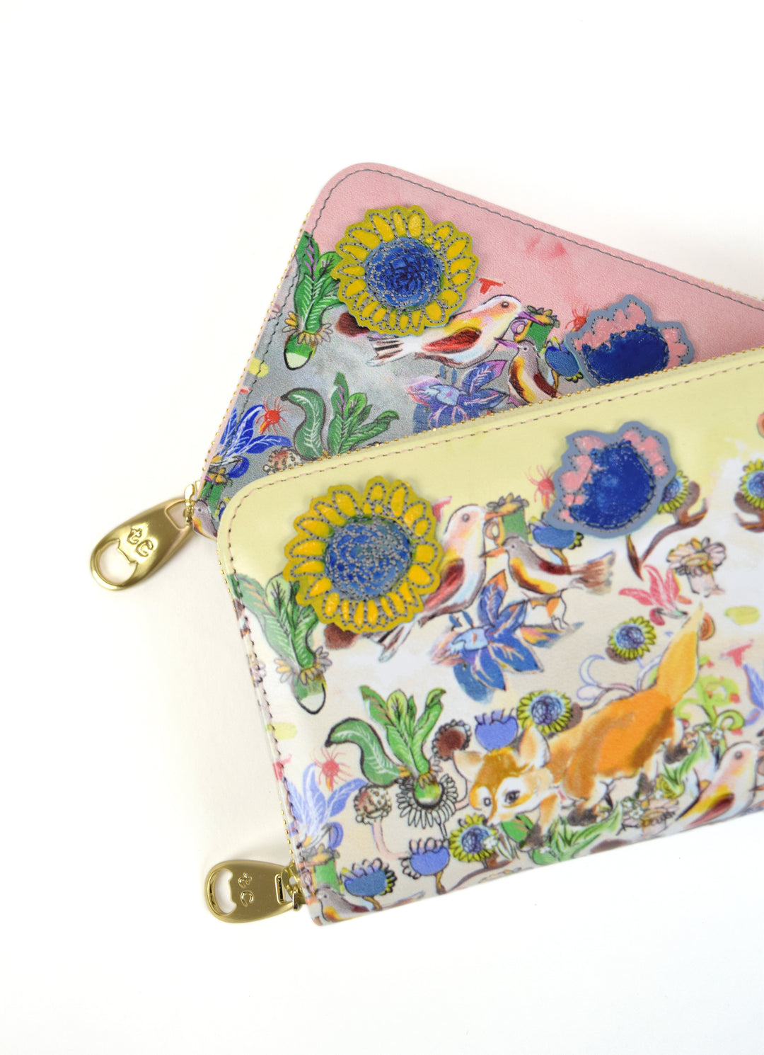 Tsumori Chisato Graphic Print Zip Long Wallet