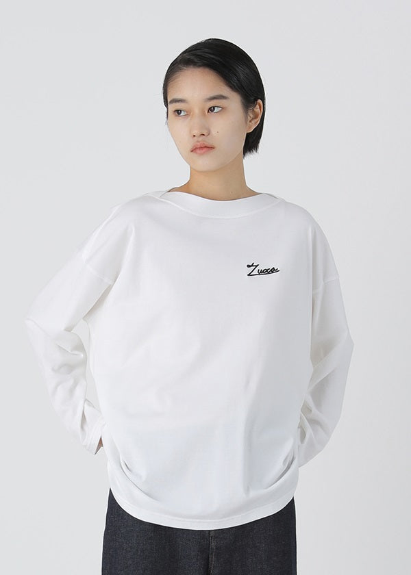 Zucca long-T logo embroidery