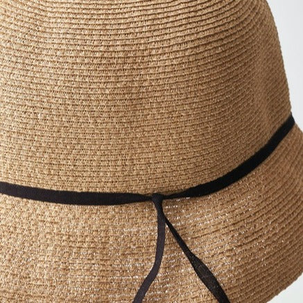 Waterproof paper braid light hat short